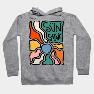 Sunshine Groovy Abstract Hoodie